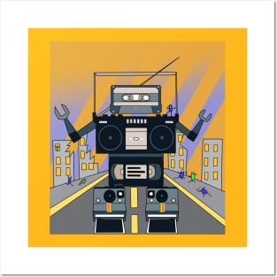 RetroBot Posters and Art